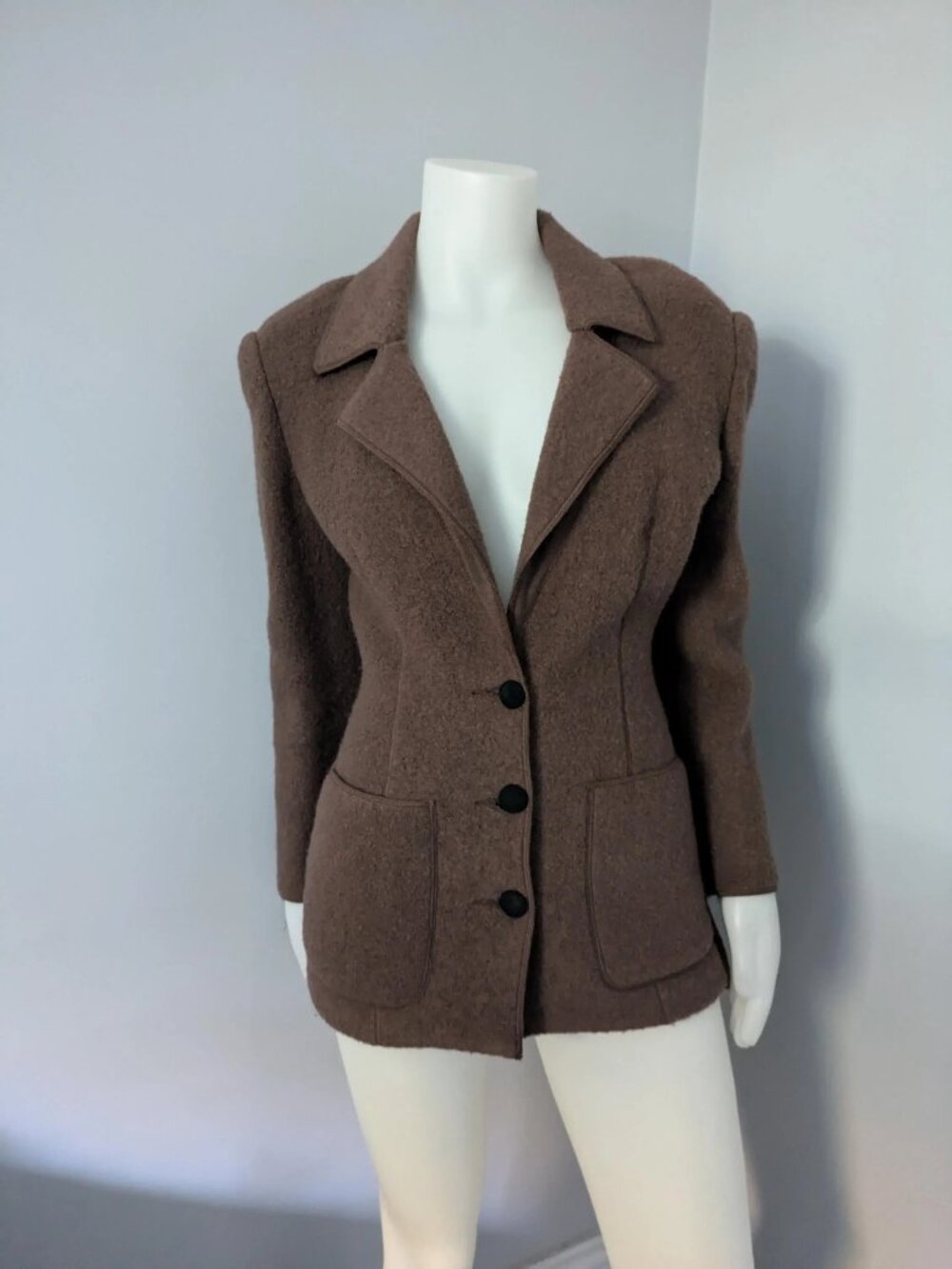 Vintage Western Cozy Blazer with Fringes by Wayne Rogers